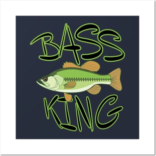 Bass King Posters and Art